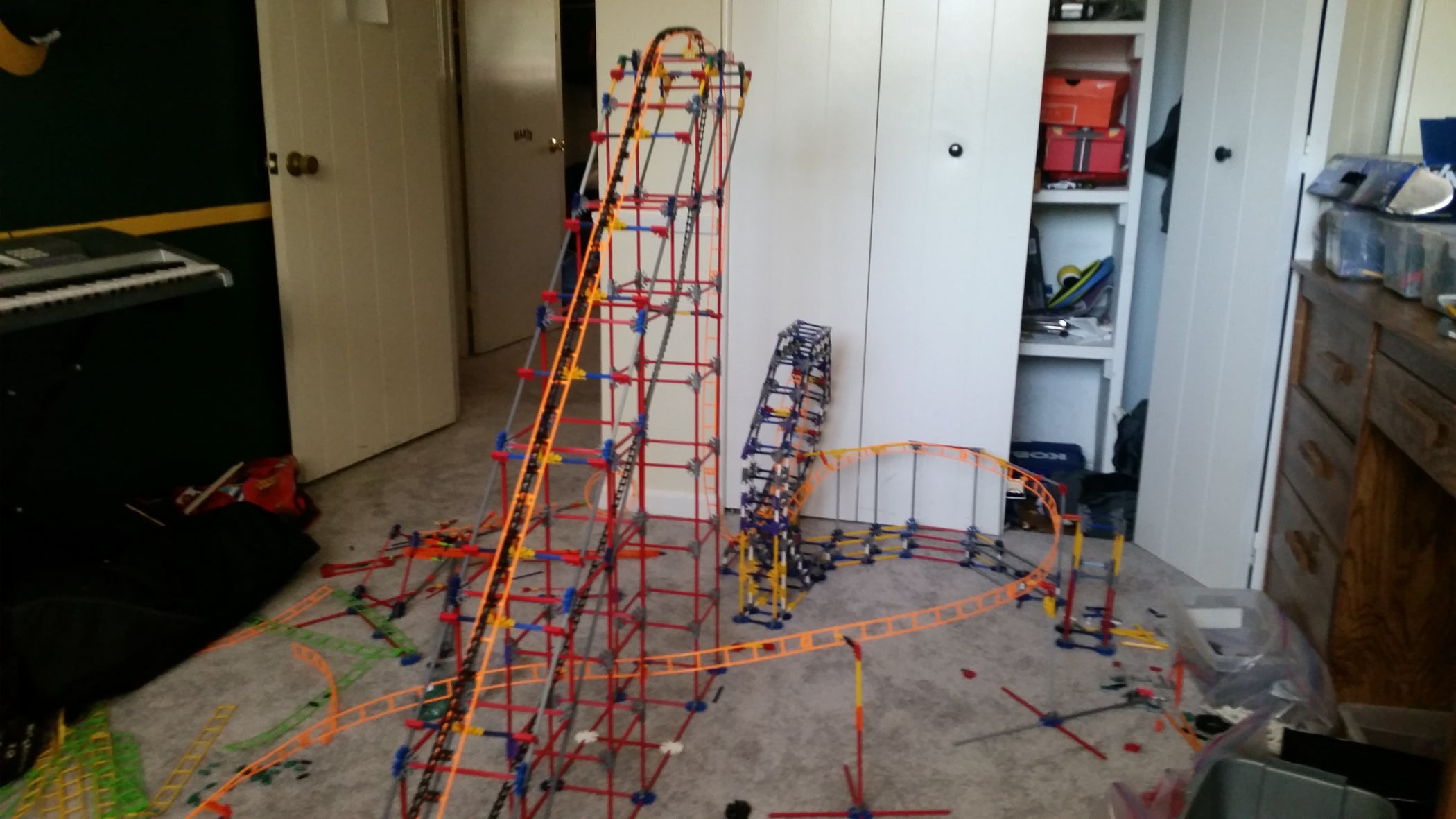 How to Make a Knex Roller Coaster 7 Steps Instructables