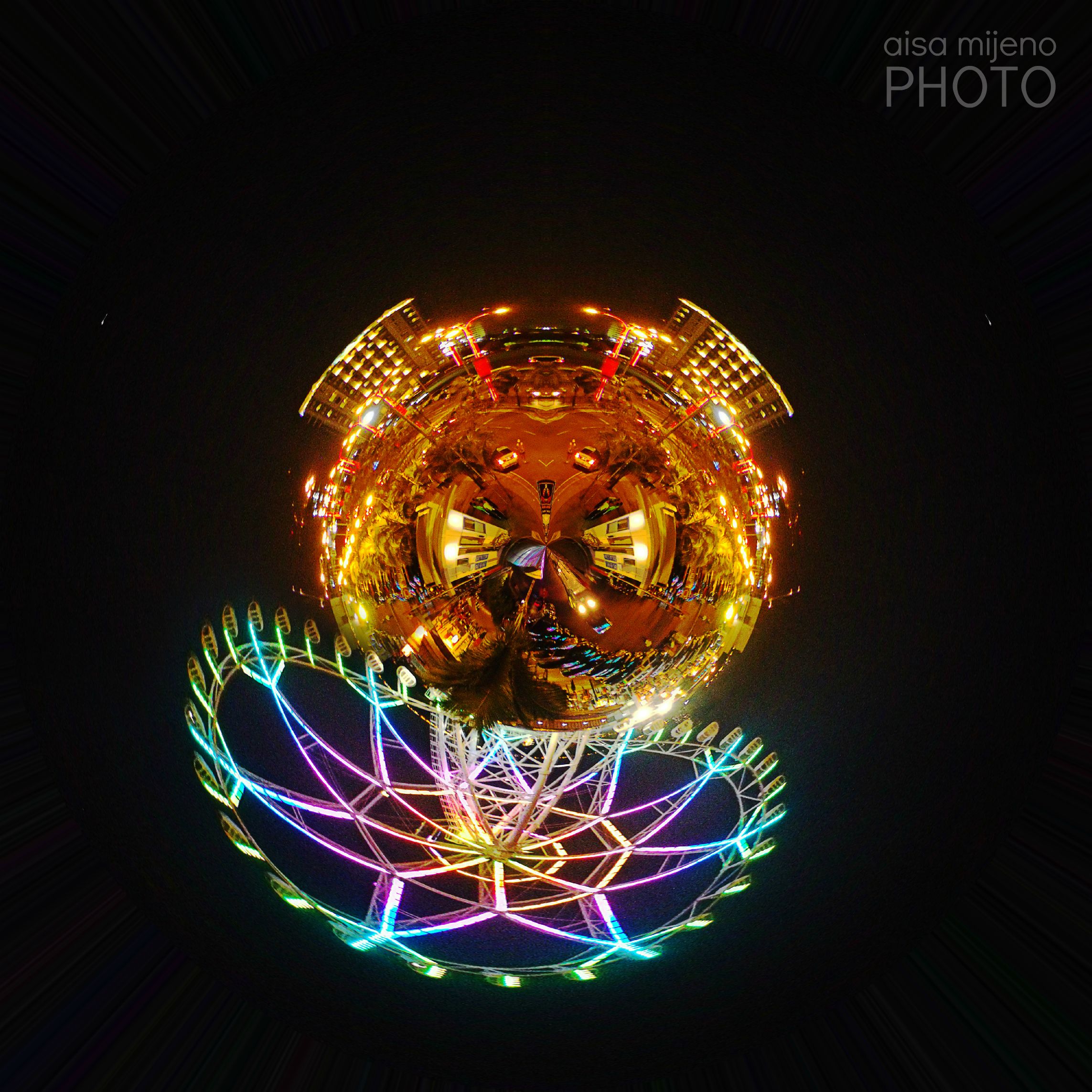 How to Modify an Image to Stereographic Projection