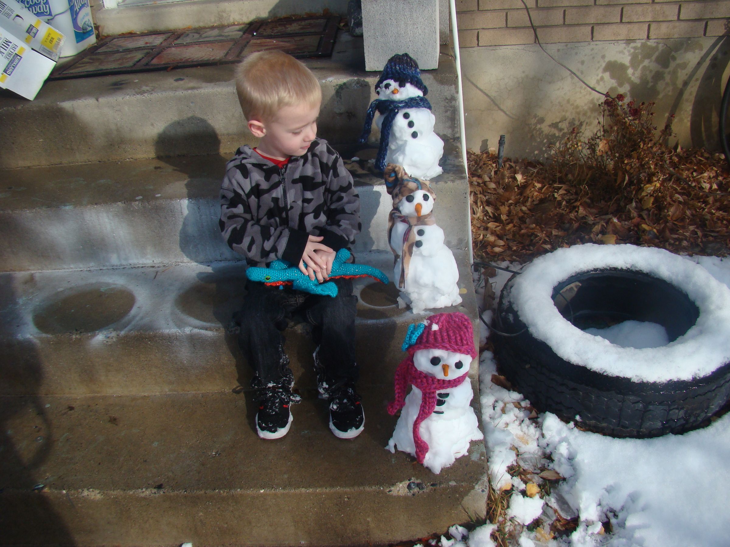 Creating a Miniature Snowman Kit