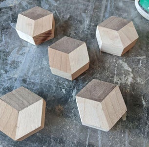 Assemble the Tumbling Block Panel