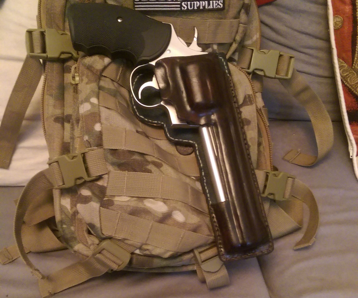 Quick Draw Leather Molle Holster