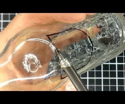 Cut a Hole in a Glass Bottle (Using a Soldering Iron)