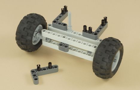 Lego NXT Steering Rover Programming and Building Instructions.