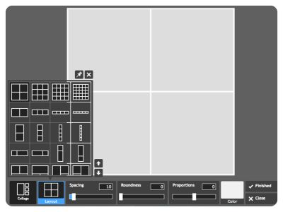 Choosing Your Layout and Adding Pictures