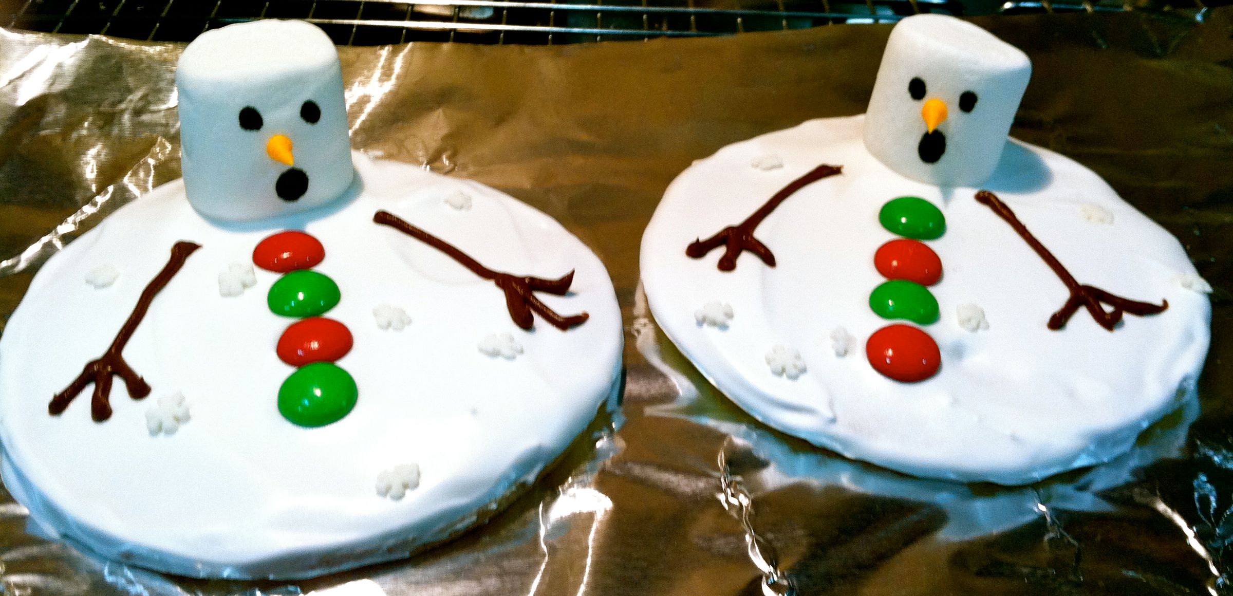 Melting Snowmen Cookies