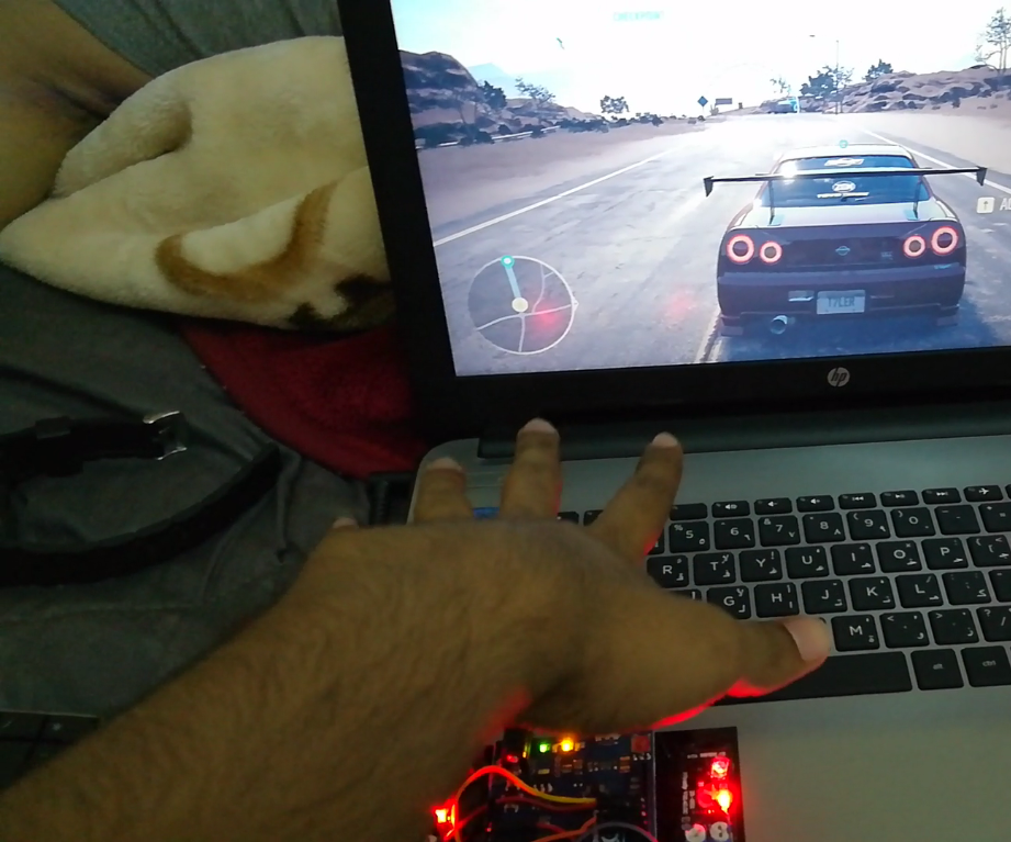 Gesture Control Using Arduino