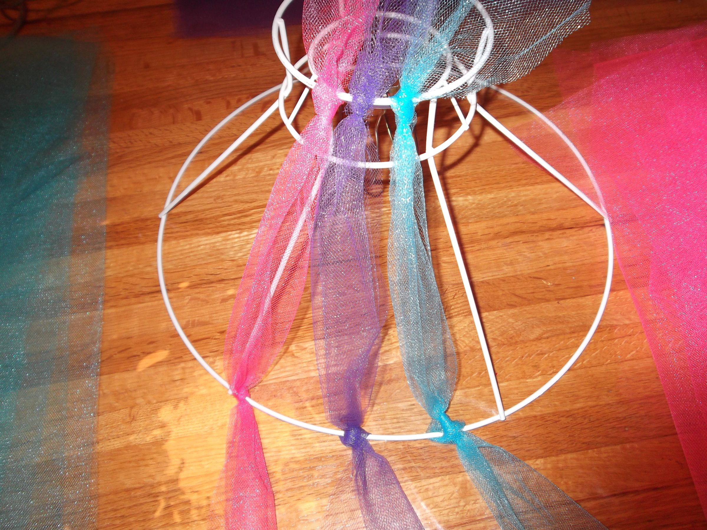 Tulle Princess Lamp 5 Steps Instructables