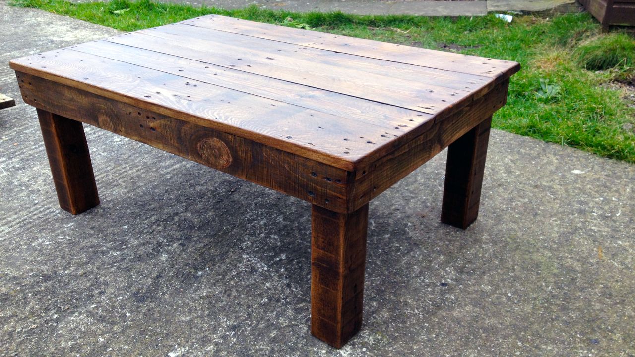 Making a Coffee Table From Reclaimed Pallet Wood - Image 1