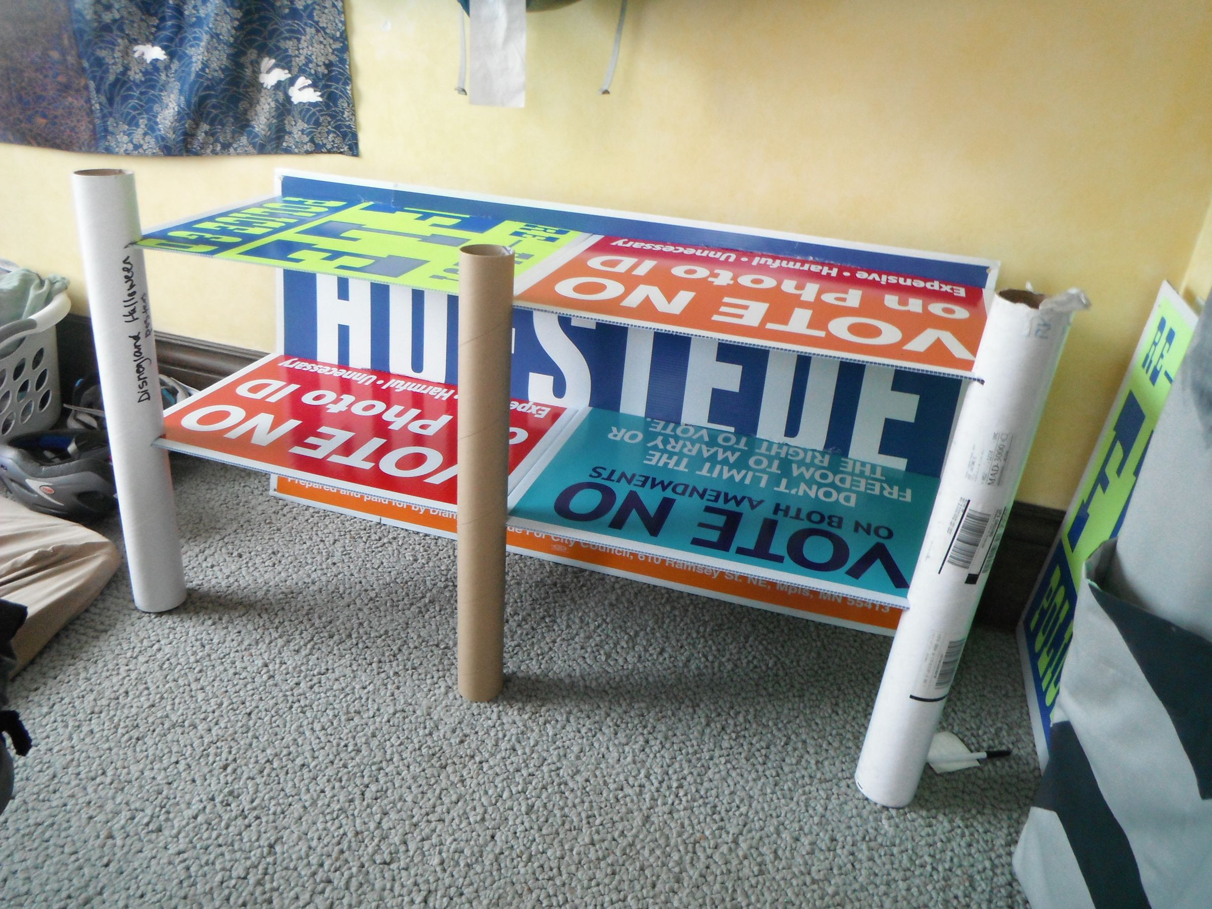 Lawn Sign (corrugated Plastic) Shelf