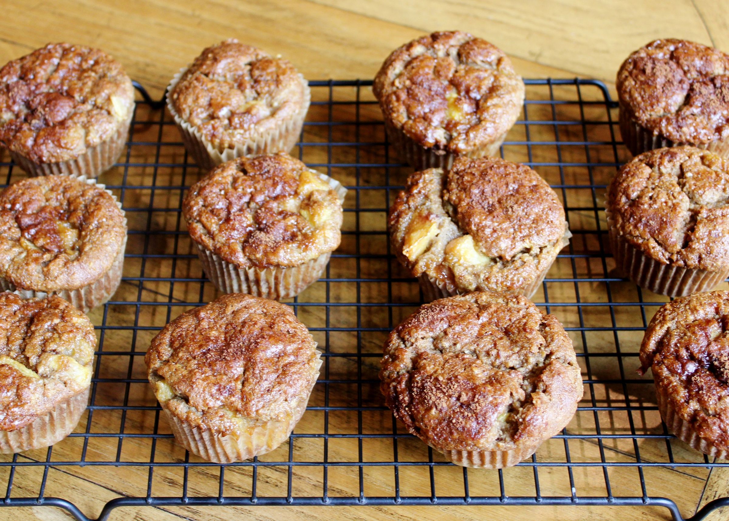 Gluten Free Banana Peach Muffins