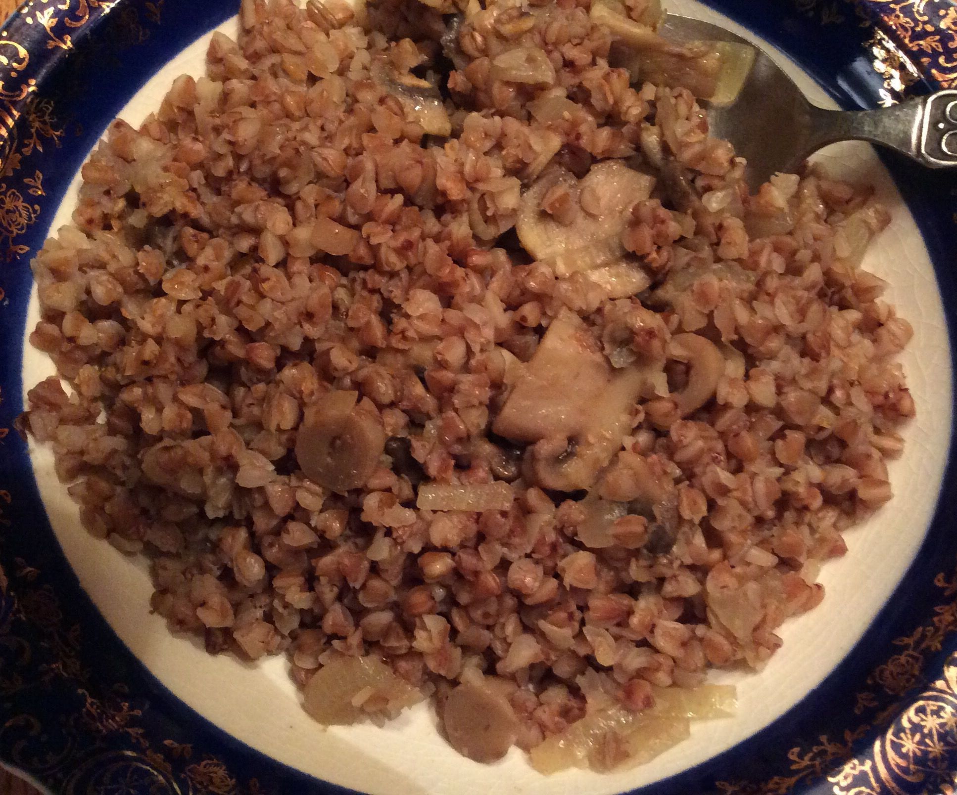 Buckwheat Risotto With Mushrooms