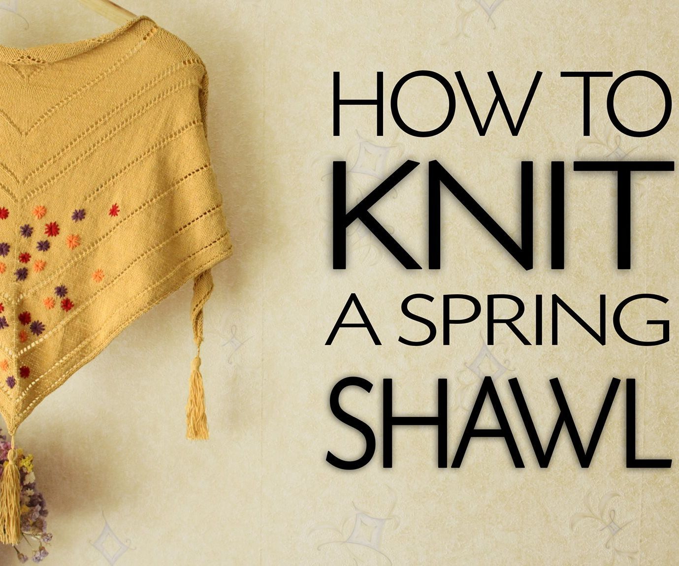 How To Knit a Triangle Shawl 