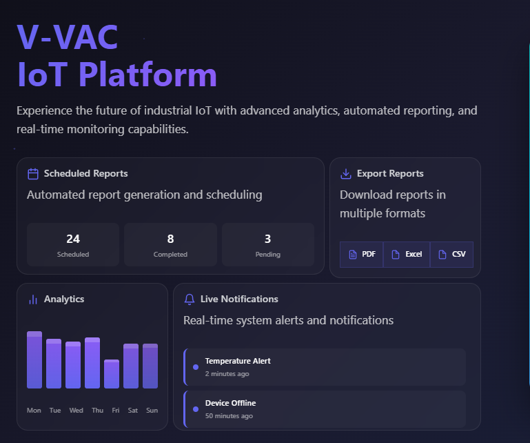 Volkkommen V-VAC IoT Platform