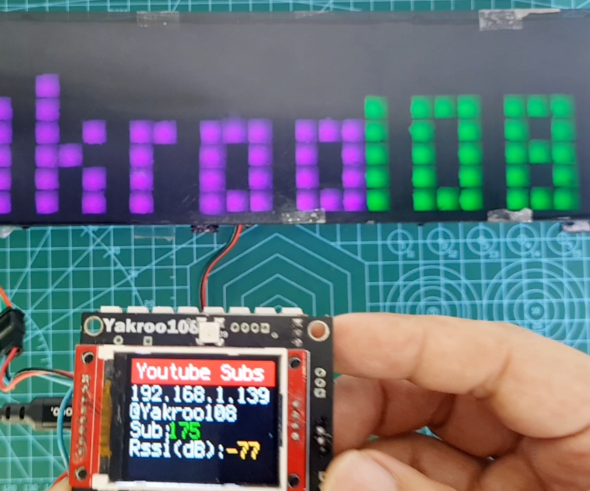 YouTube Subscriber Counter (Raspberry Pico W)