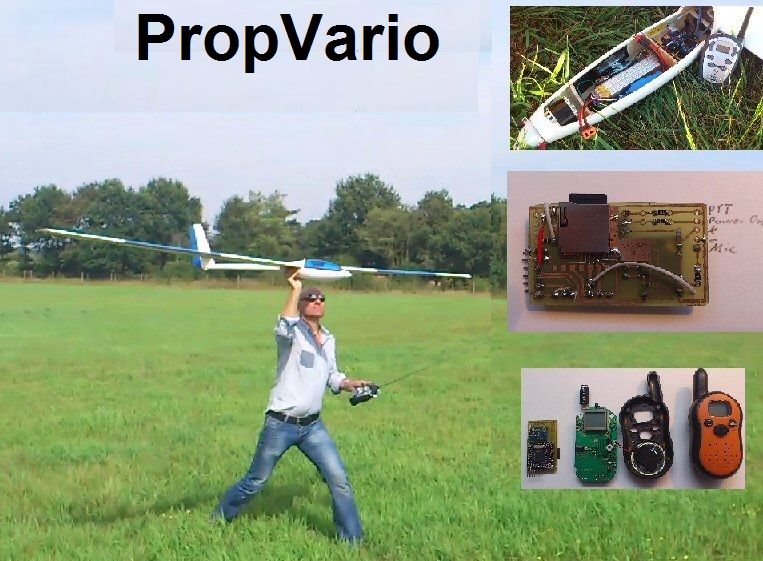 PropVario, a DIY Variometer/Altimeter With Voice Output for RC Sailplanes
