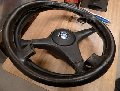 Reupholstering a Steering Wheel