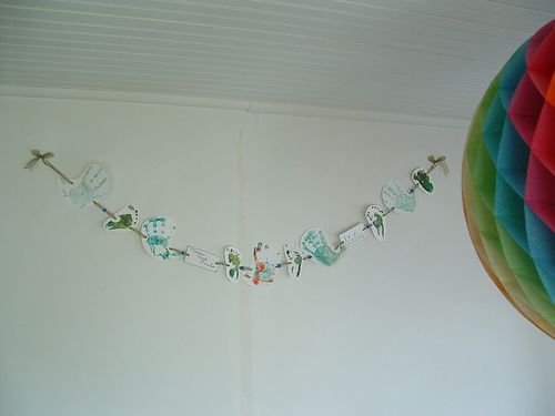 Kids Hand and Foot Print Garland