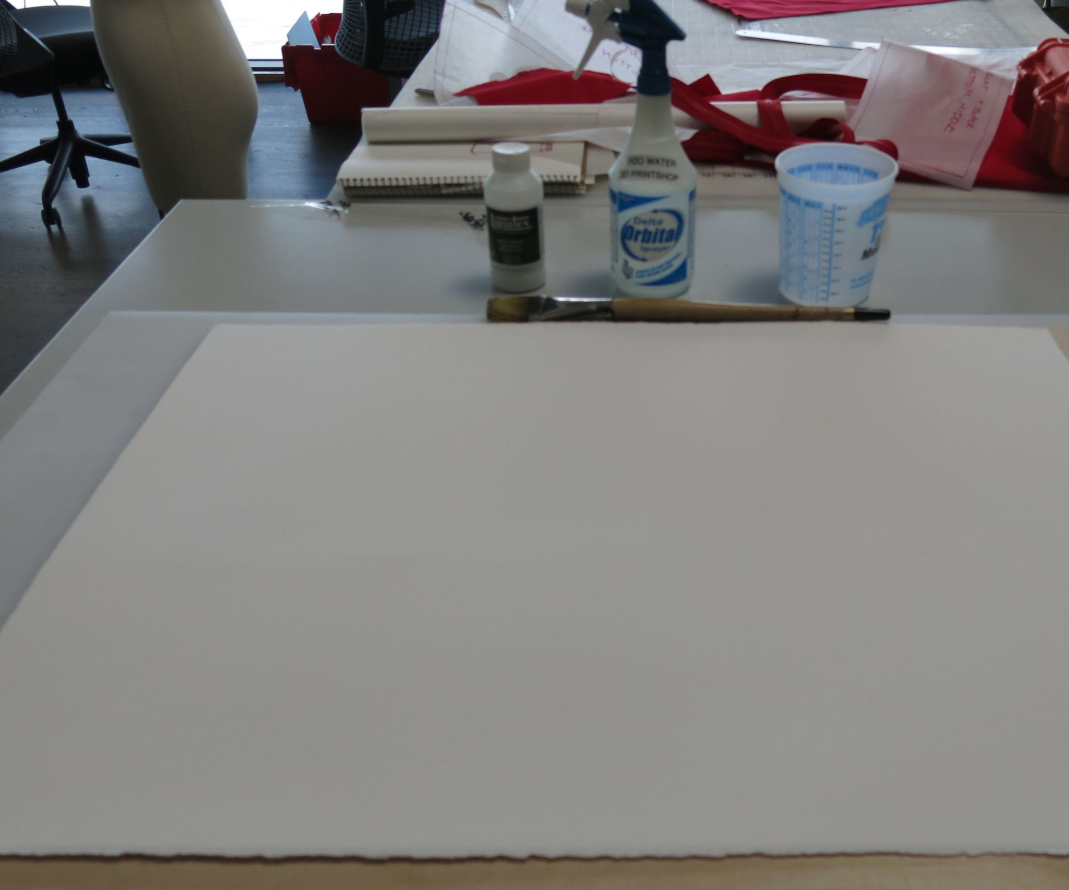 Mounting Watercolor Paper to Board (for Lasercutting or Otherwise) 5