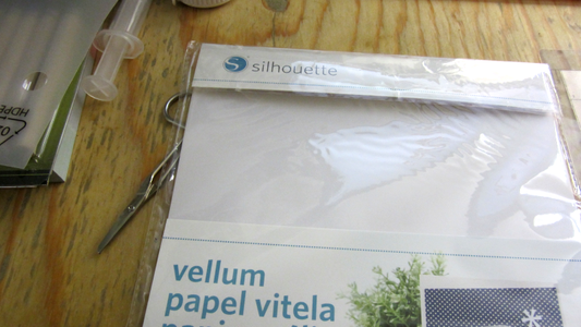 Prepare Your Materials + Silhouette for Cutting