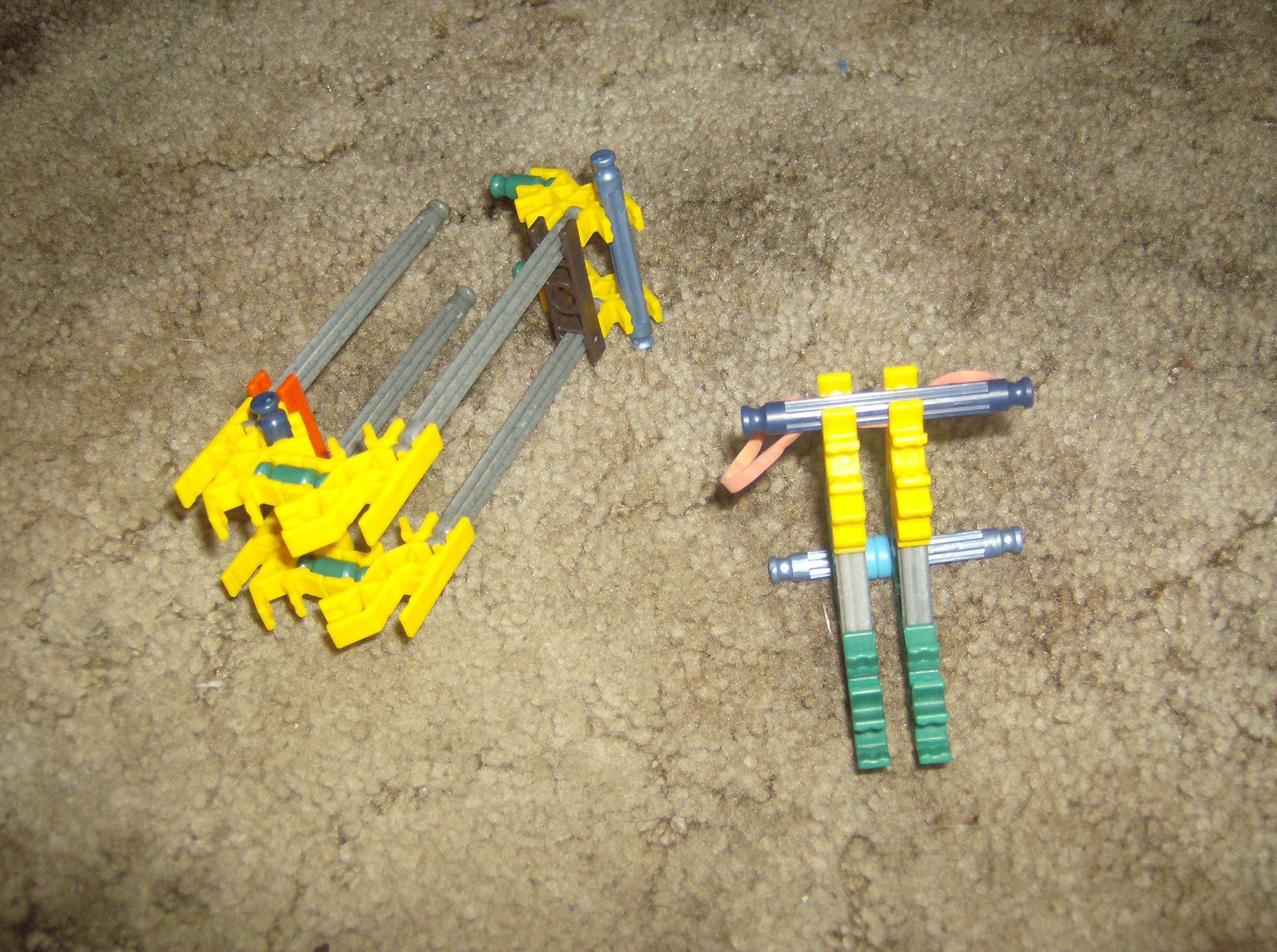 Knex Rubber Band Gun Pistol 4 Steps Instructables