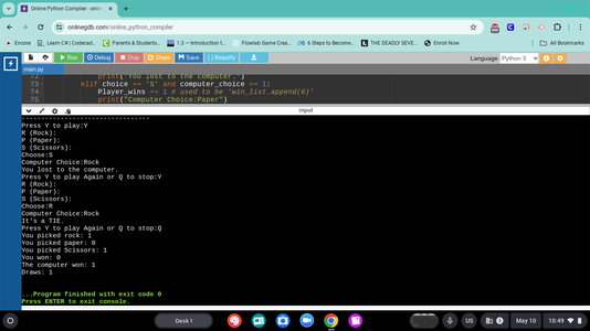 How to Make a (Rock, Paper, Scissors) Game Using Python Coding! : 7 ...