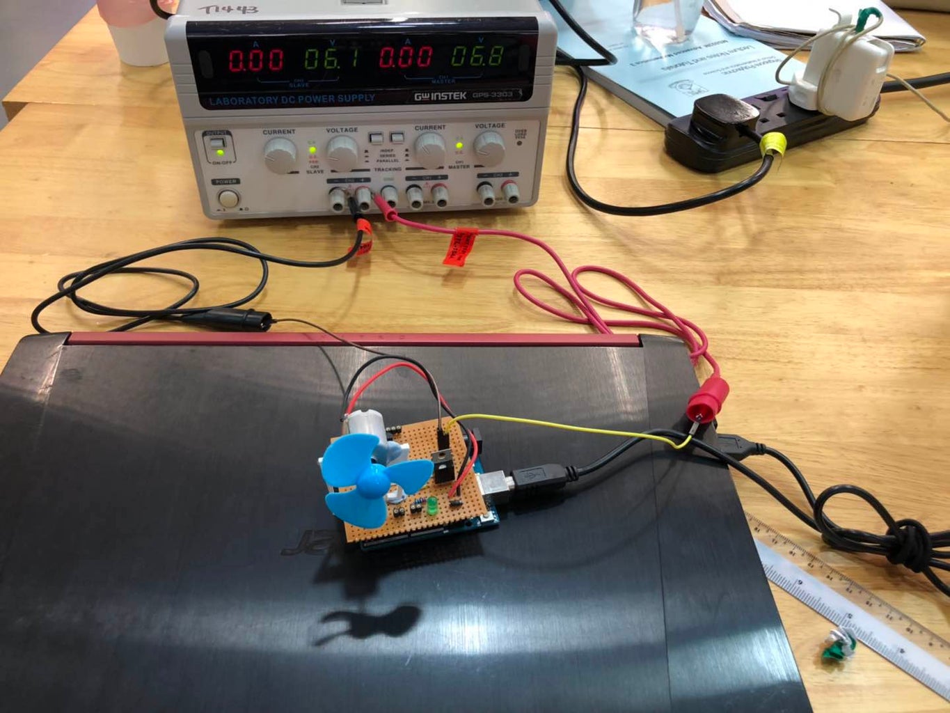 Temperature Controlled Fan 4 Steps Circuit Diagram