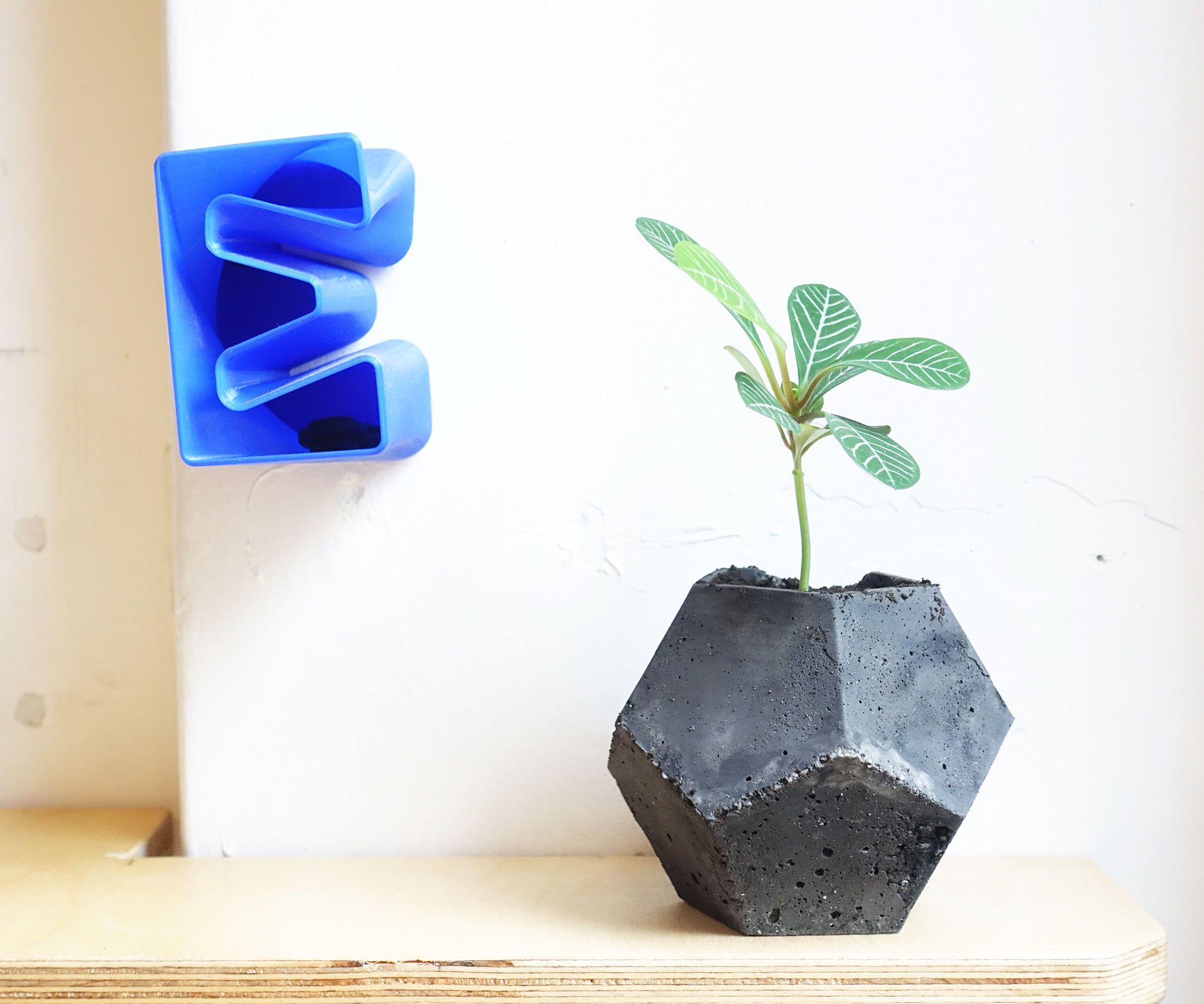 Concrete Planters From 3D Printed Mold