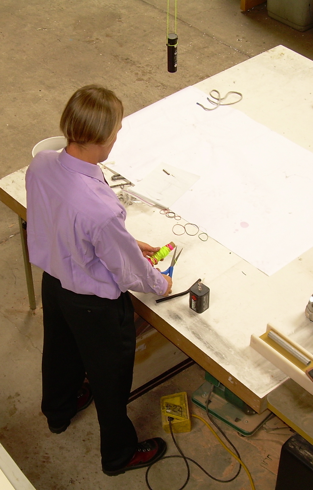 Eye in the Sky Workshop Cam -- Hang an ATC 1000 Video Camera Above Your Workspace to Help You Document