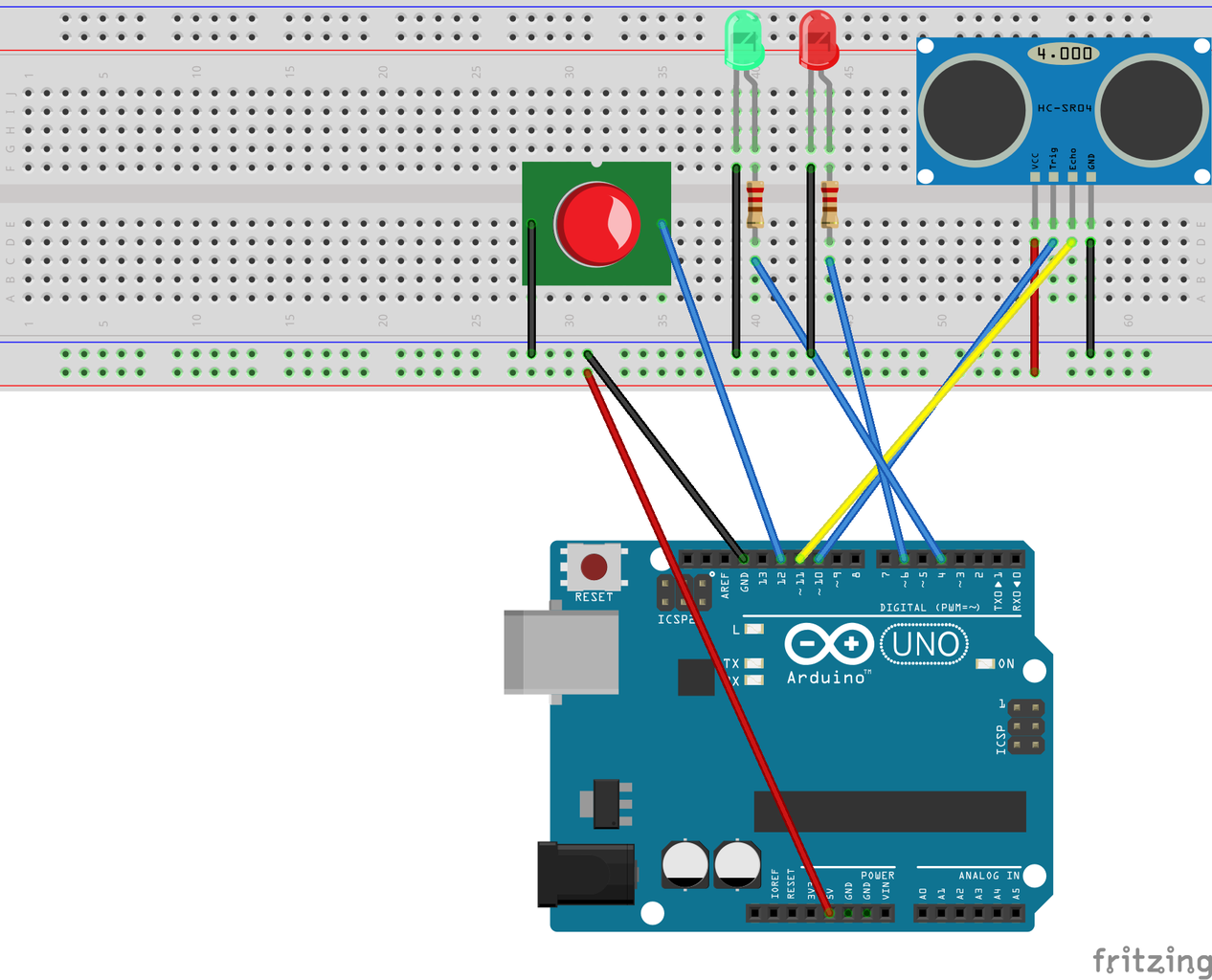 Arduino Sensor With LED and Buzzer : 5 Steps - Instructables