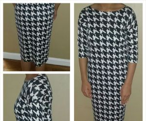 DIY 3/4" Sleeve Sheath Dress