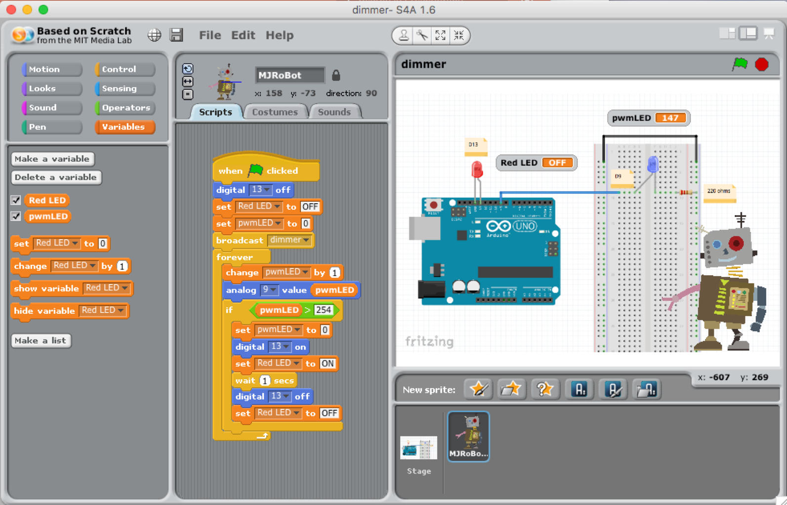 Physical Computing - Scratch for Arduino : 12 Steps (with Pictures ...