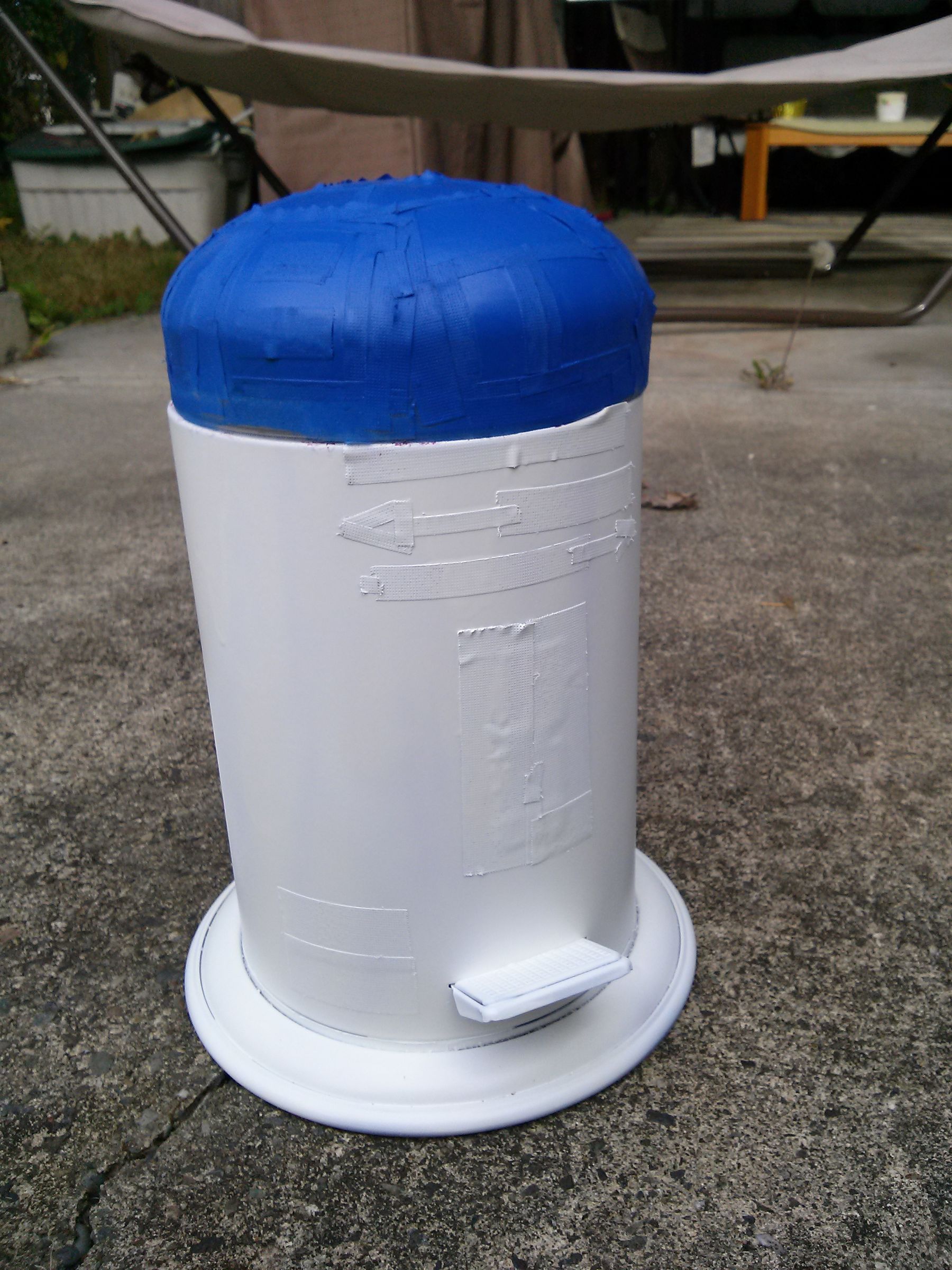 R2D2 Garbage Can 5 Steps (with Pictures) Instructables