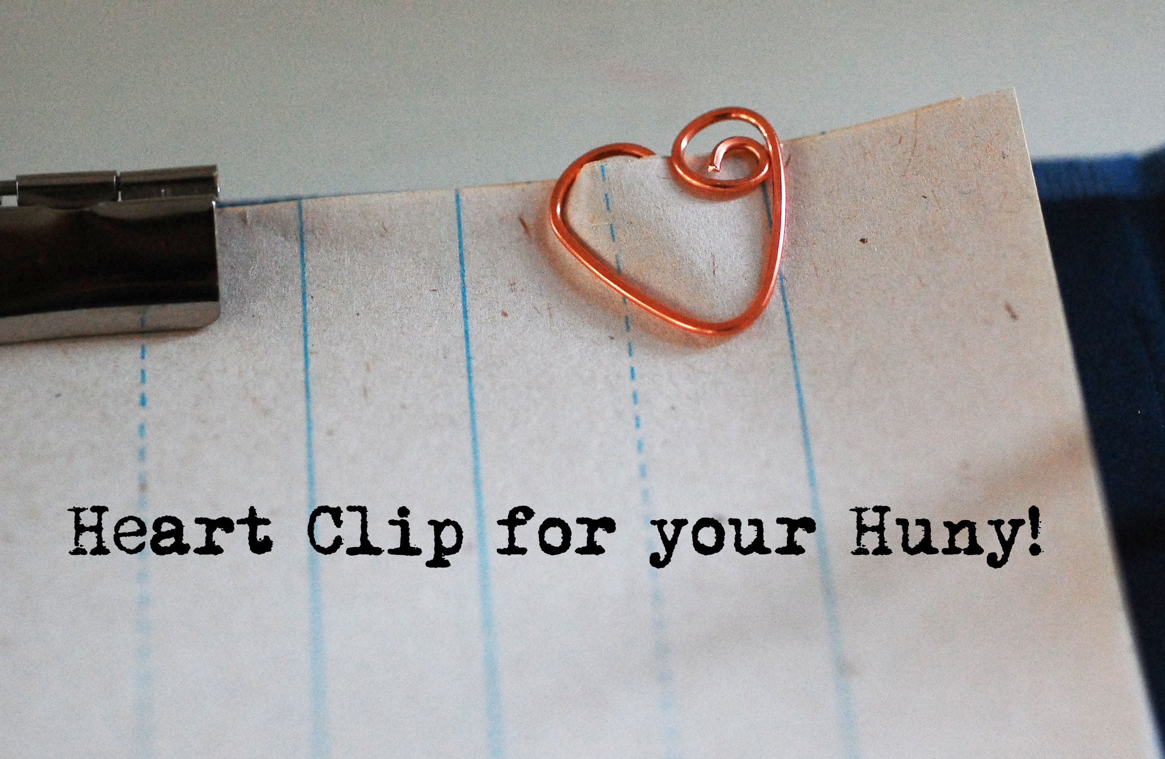 Heart Clips for Your Huny!