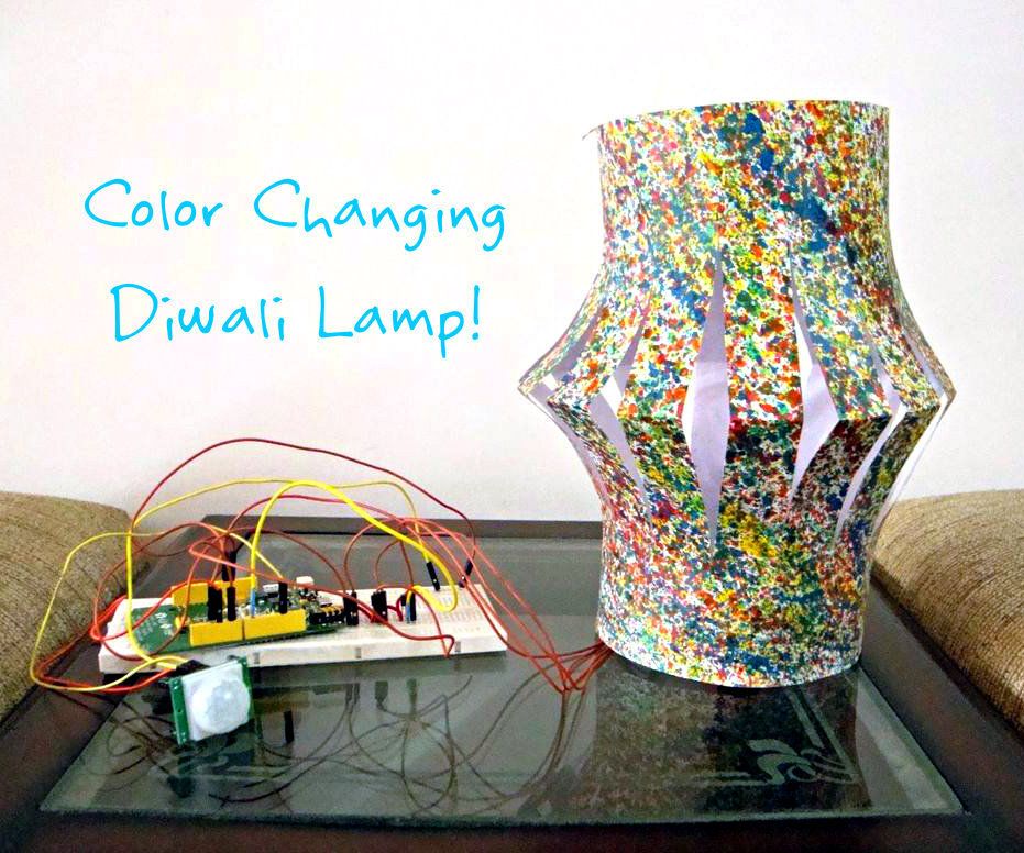 Color Changing Festive Lamp