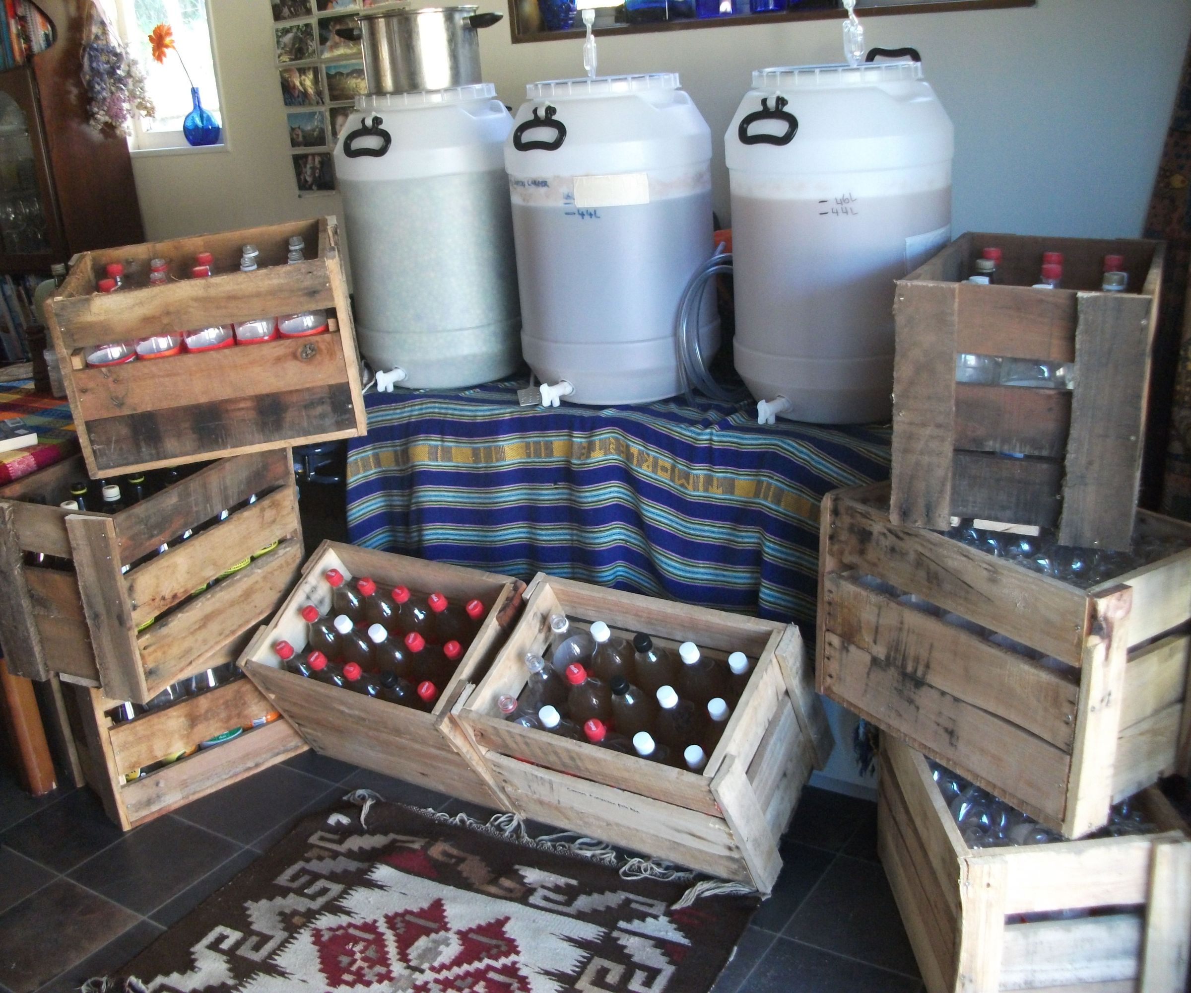 Home Brew Beer Crates from pallets!