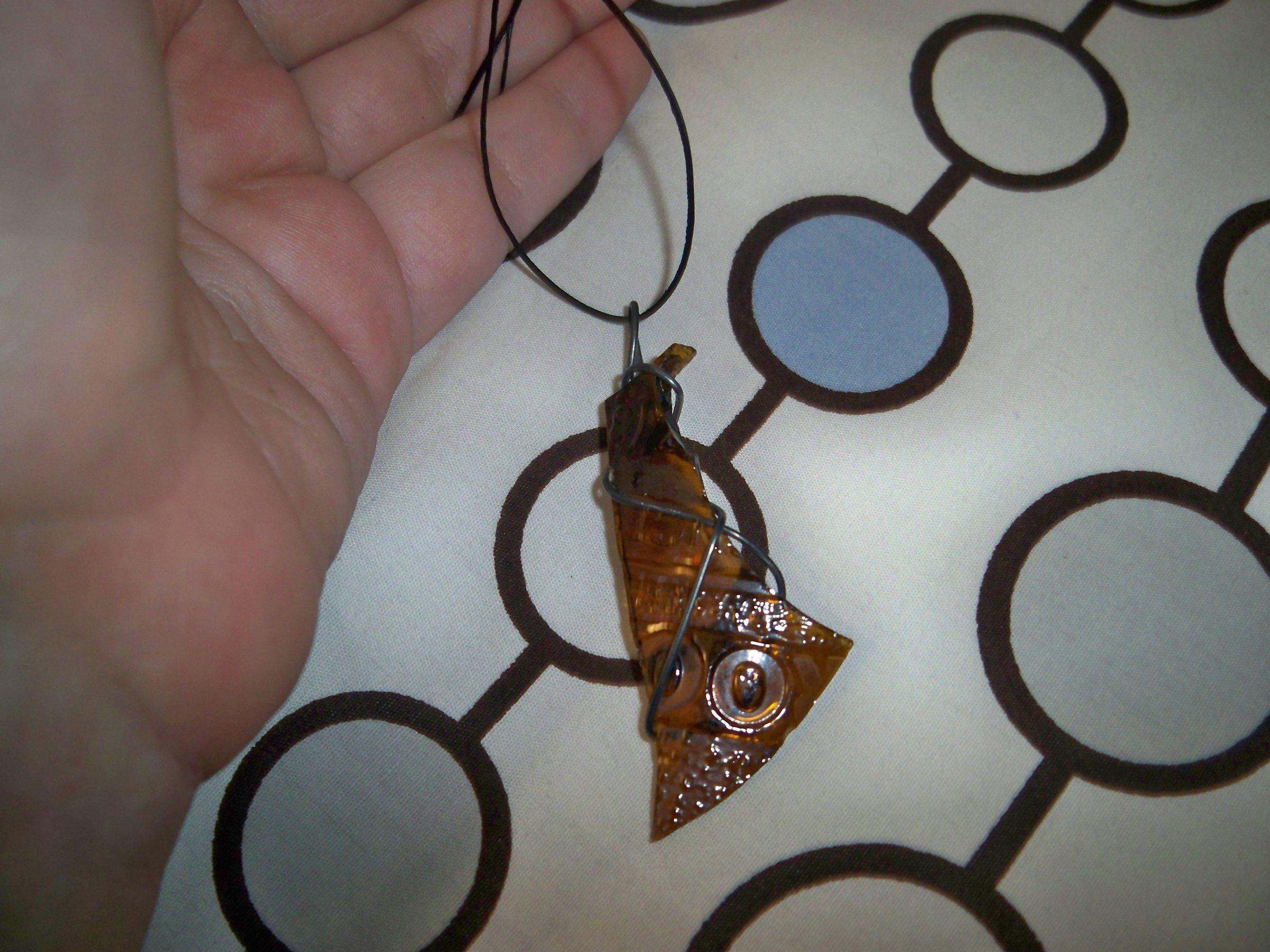 Reclaimed Glass Pendant