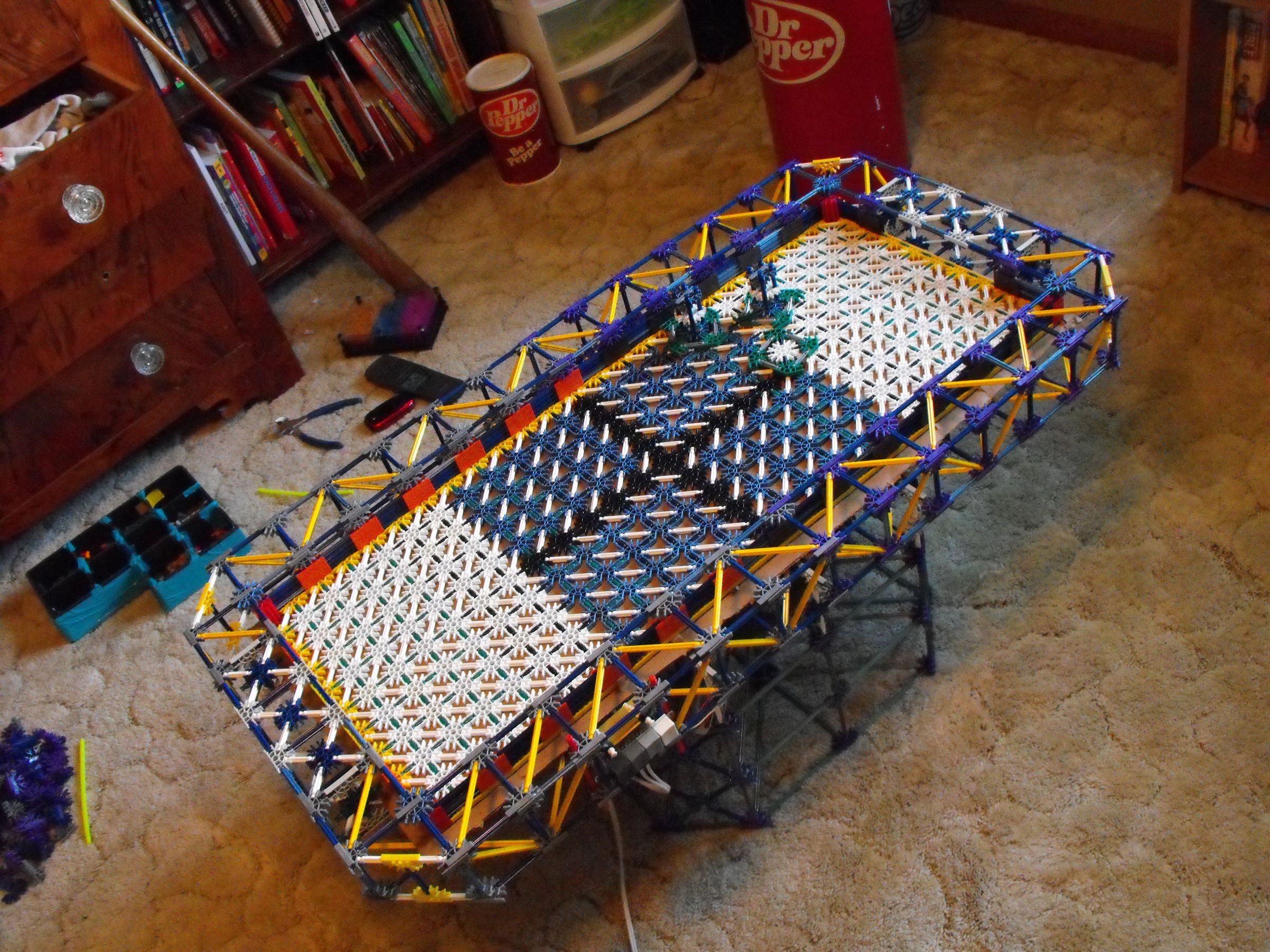 Knex Air Hockey Table