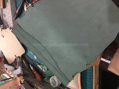 Sew the Middle Stitching Line With Main Body.