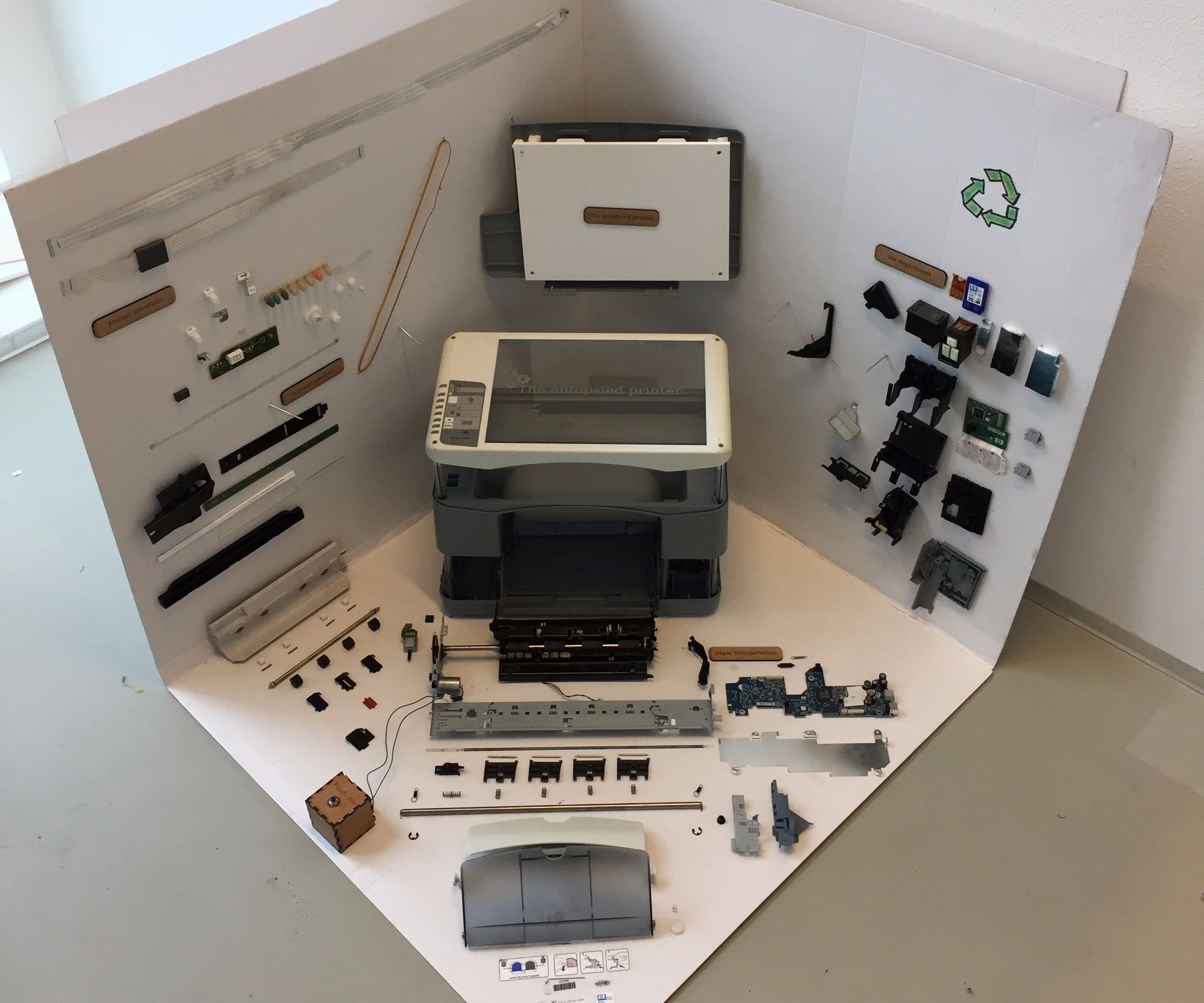 the autopsied printer