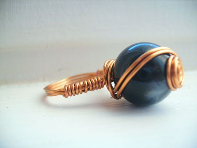 D.I.Y-Wire-Wrapped Spiral Ring