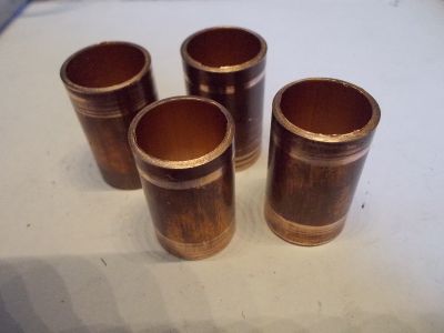 Cut the Copper Pipe Into Pieces and Sandpaper Them