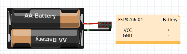 Powering ESP8266-01 Using Batteries