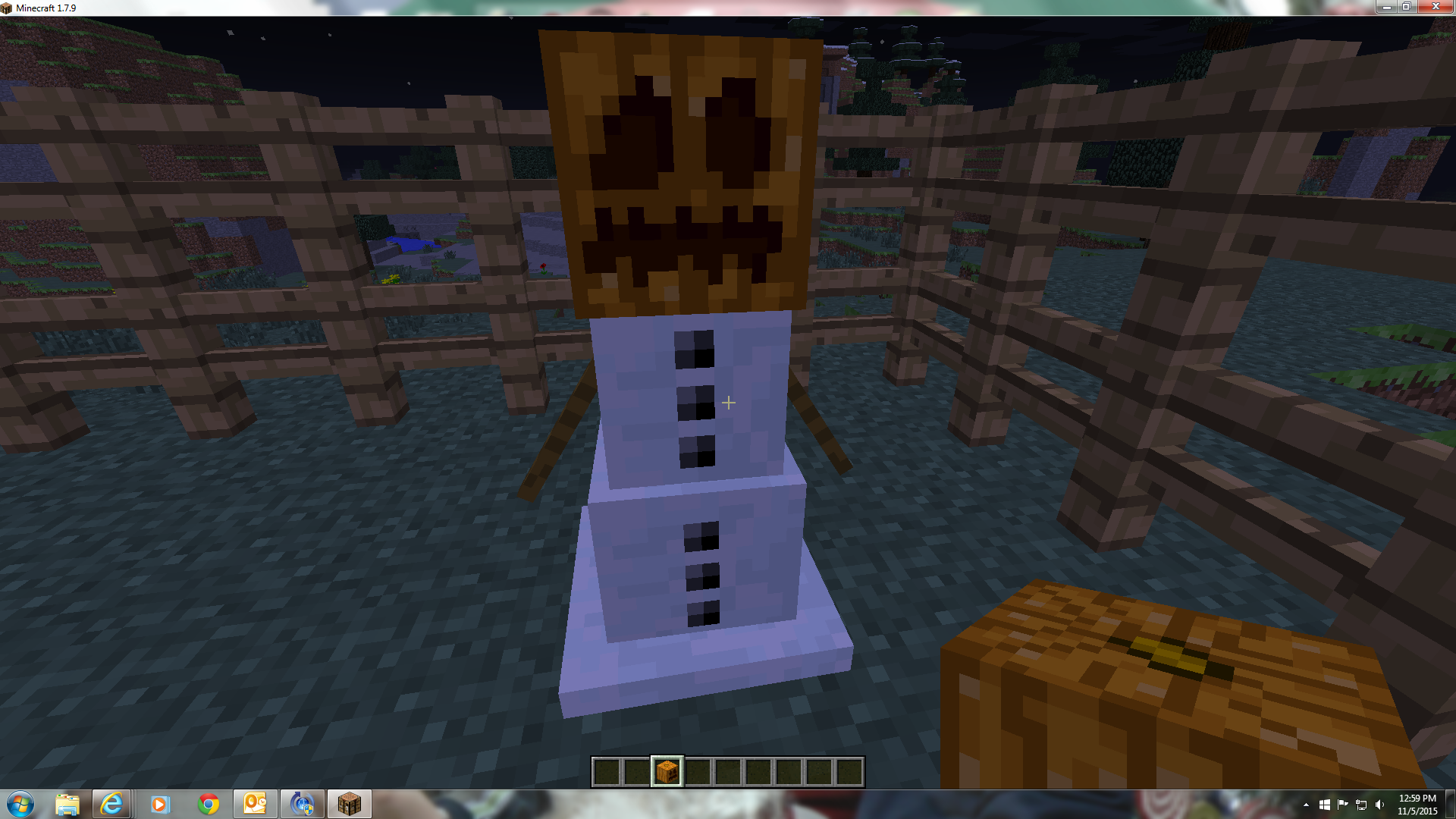 How to Make an Iron Golem and Snowman in Minecraft 7 Steps Instructables