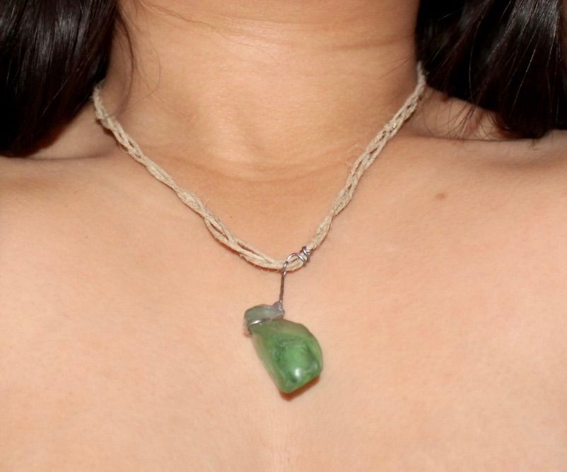 Reclaimed Natural Sea Glass Pendant Necklace