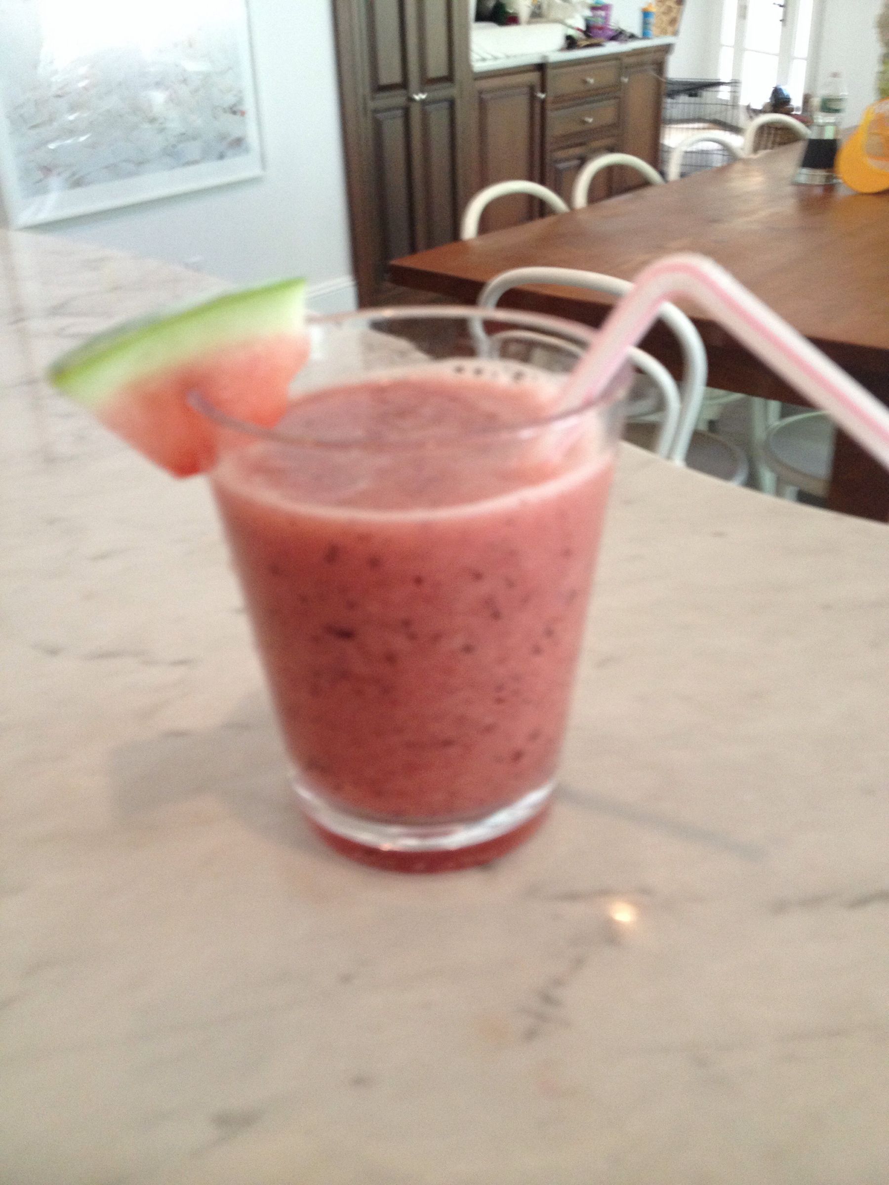 Watermelon Blueberry Smoothie