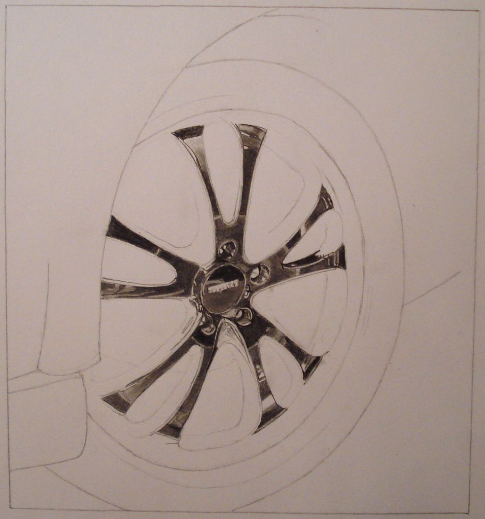 Small Rims Drawing How To Draw Car Rims Step By Step