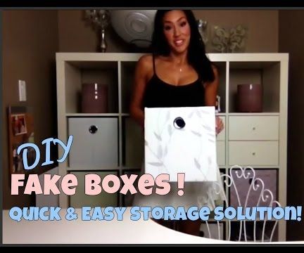 Fake Box Storage Solution