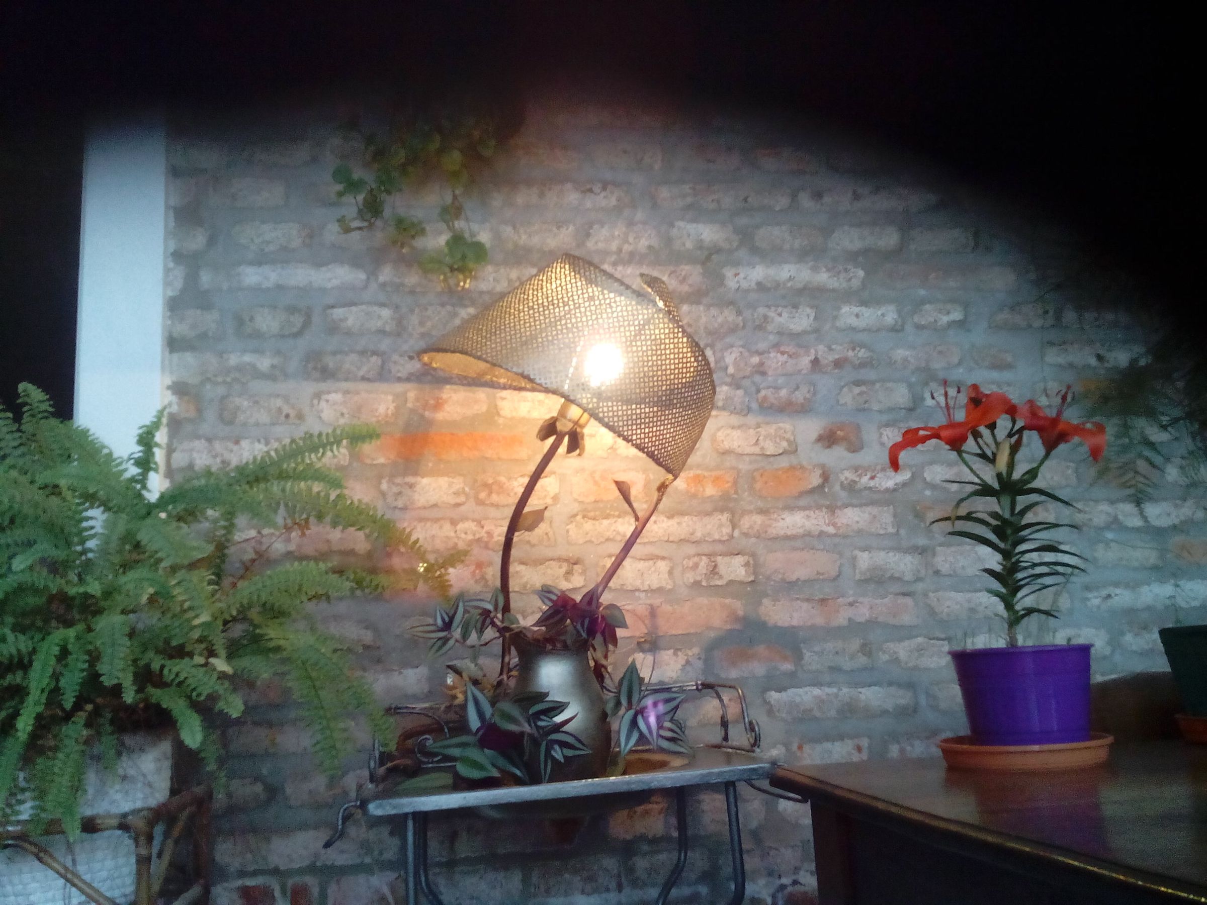 BELLE EPOQUE SIDE LAMP FROM SCRAP