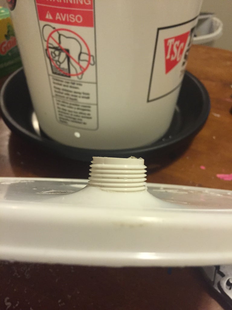 how do you make a chicken water bucket