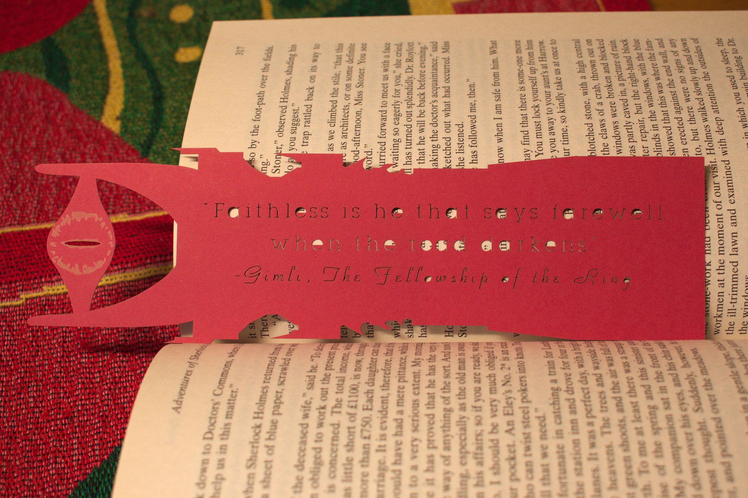 Laser Cut Cardstock Bookmarks 5 Steps Instructables
